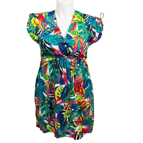 LAUREN Ralph Lauren Dresses & Skirts - Lauren Ralph Lauren Tropical Print Dress Size Medium Colorful